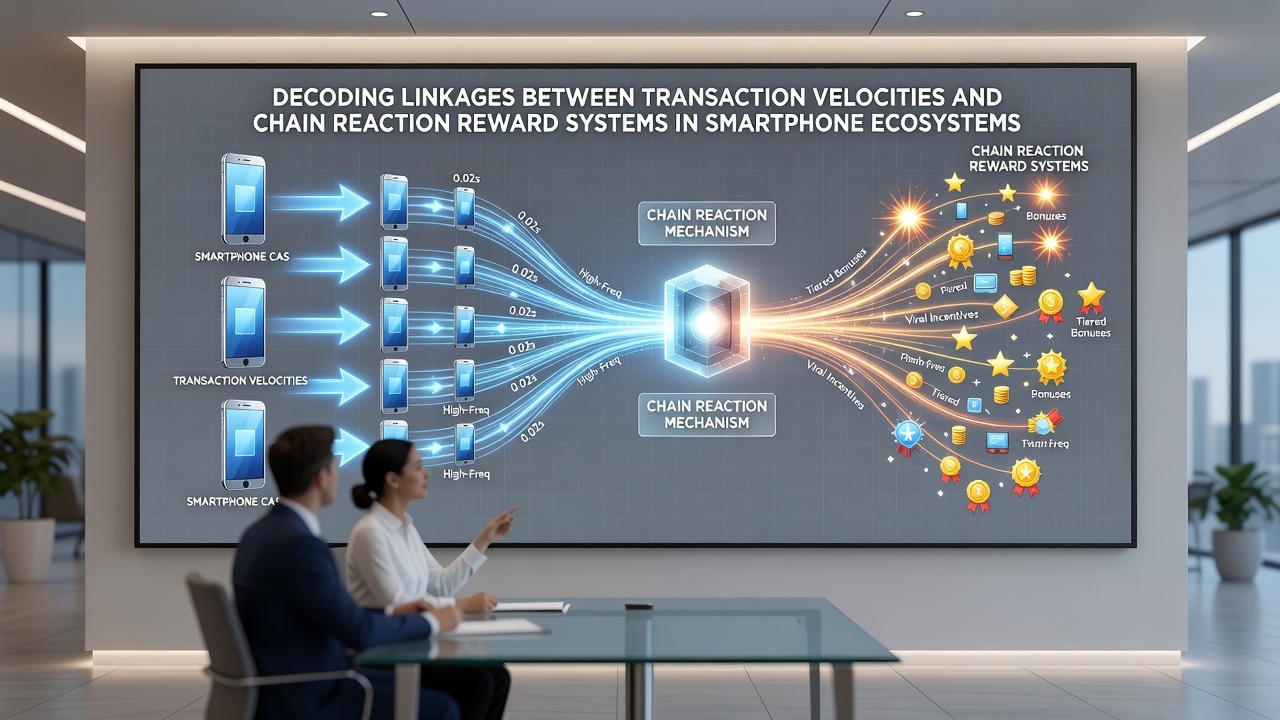 Mobile screen displaying cascading bonus rounds linked to transaction confirmations