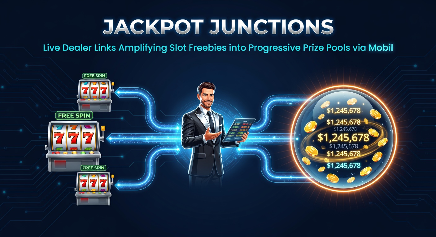 Screenshot of mobile app interface displaying slot free spins converting to live dealer progressive jackpot contributions